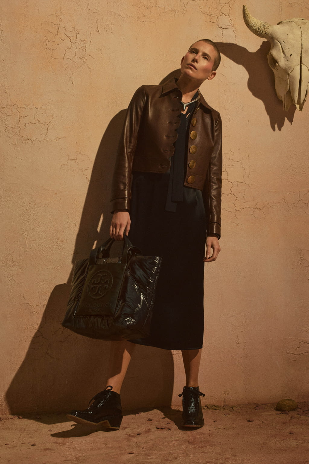 Fashion Week New York Pre-Fall 2019 look 6 from the Tory Burch collection womenswear