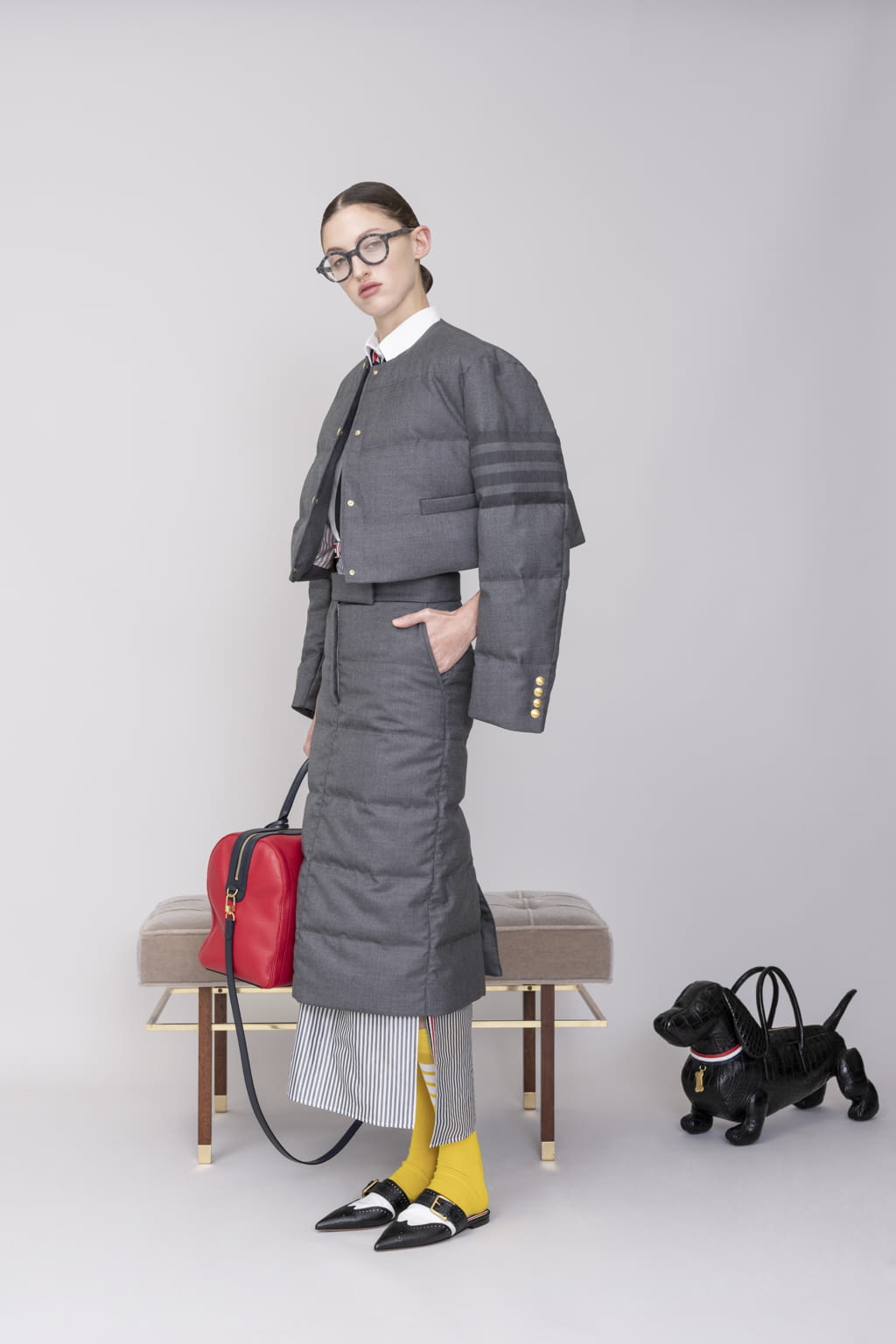 Fashion Week Paris Resort 2019 look 3 from the Thom Browne collection womenswear