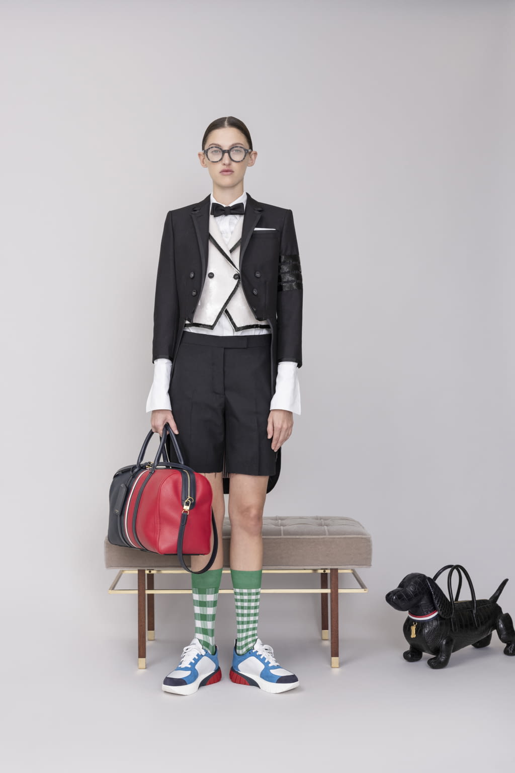 Fashion Week Paris Resort 2019 look 32 from the Thom Browne collection 女装