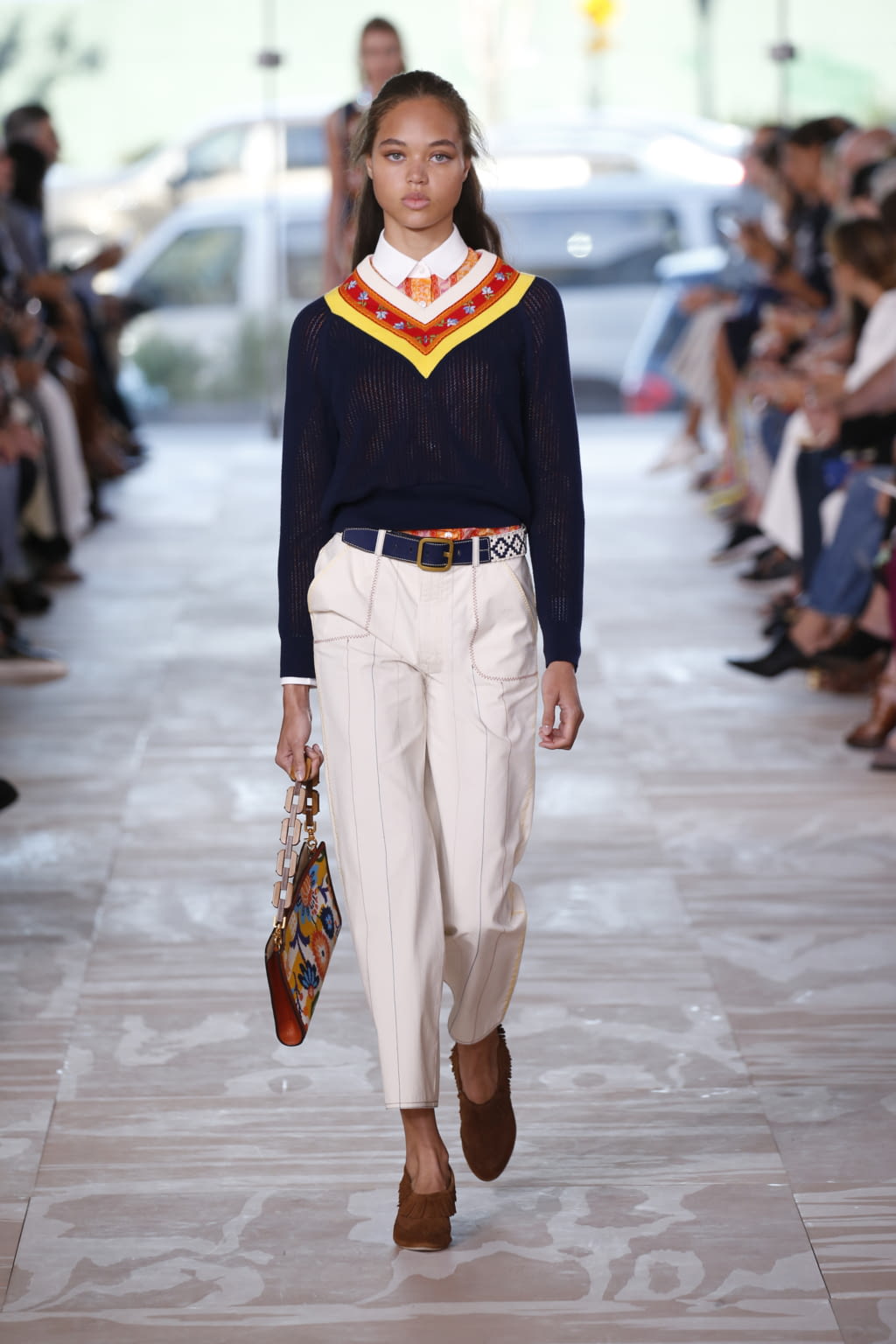 Fashion Week New York Spring/Summer 2017 look 28 from the Tory Burch collection 女装