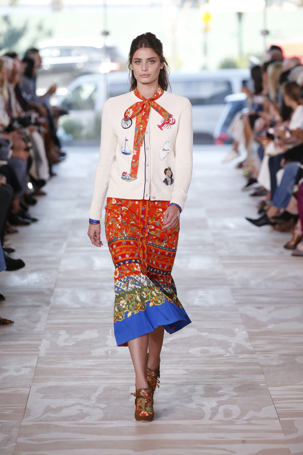 Fashion Week New York Spring/Summer 2017 look 40 from the Tory Burch collection womenswear
