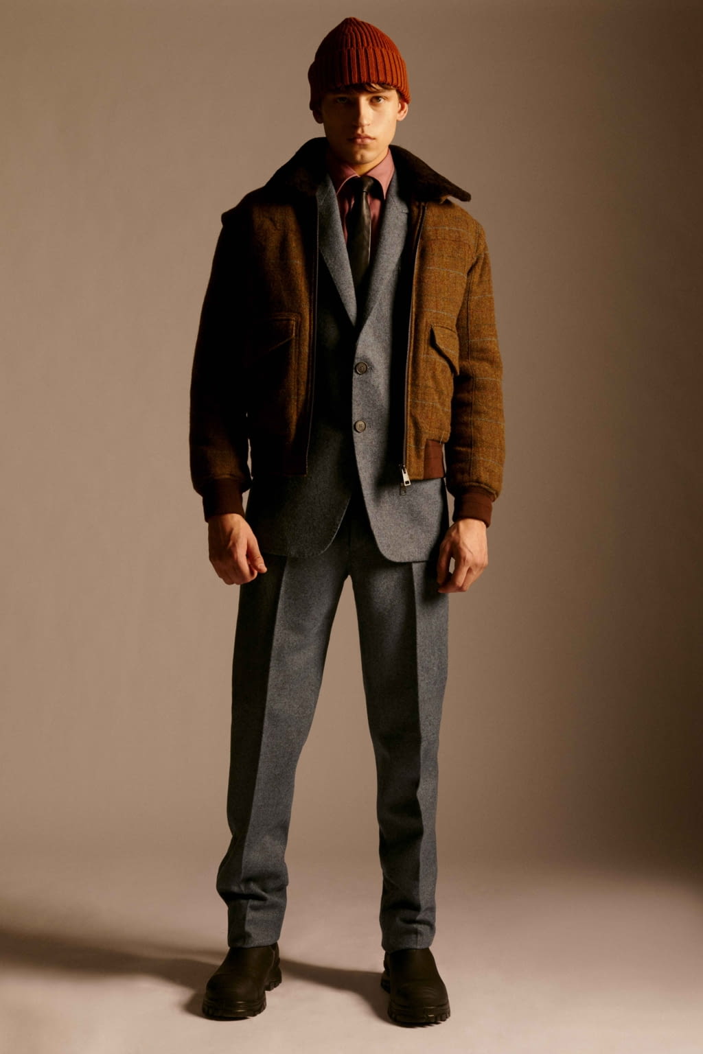 Fashion Week New York Fall/Winter 2021 look 20 from the Teddy Vonranson collection menswear