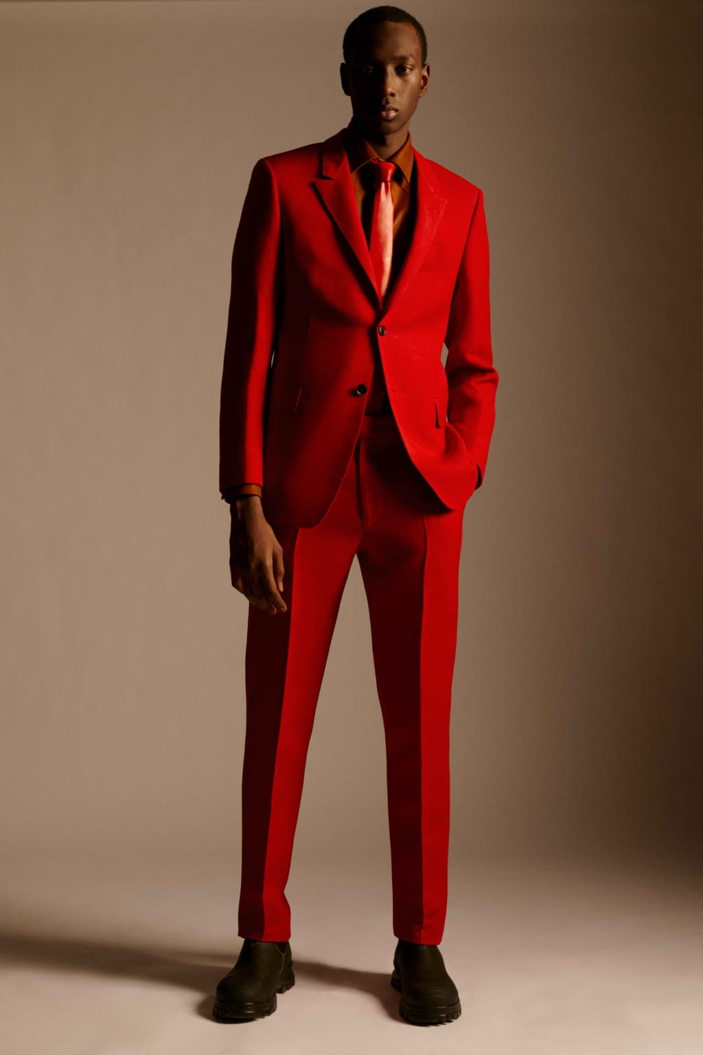 Fashion Week New York Fall/Winter 2021 look 27 from the Teddy Vonranson collection menswear