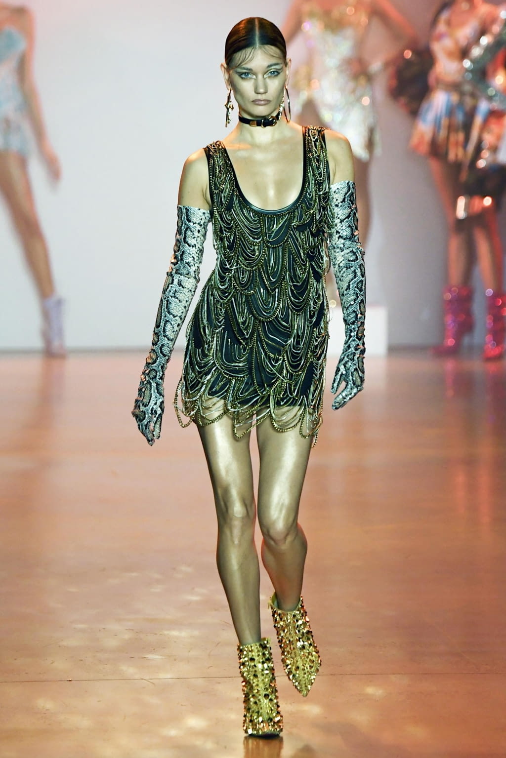 Fashion Week New York Fall/Winter 2020 look 19 from the The Blonds collection womenswear