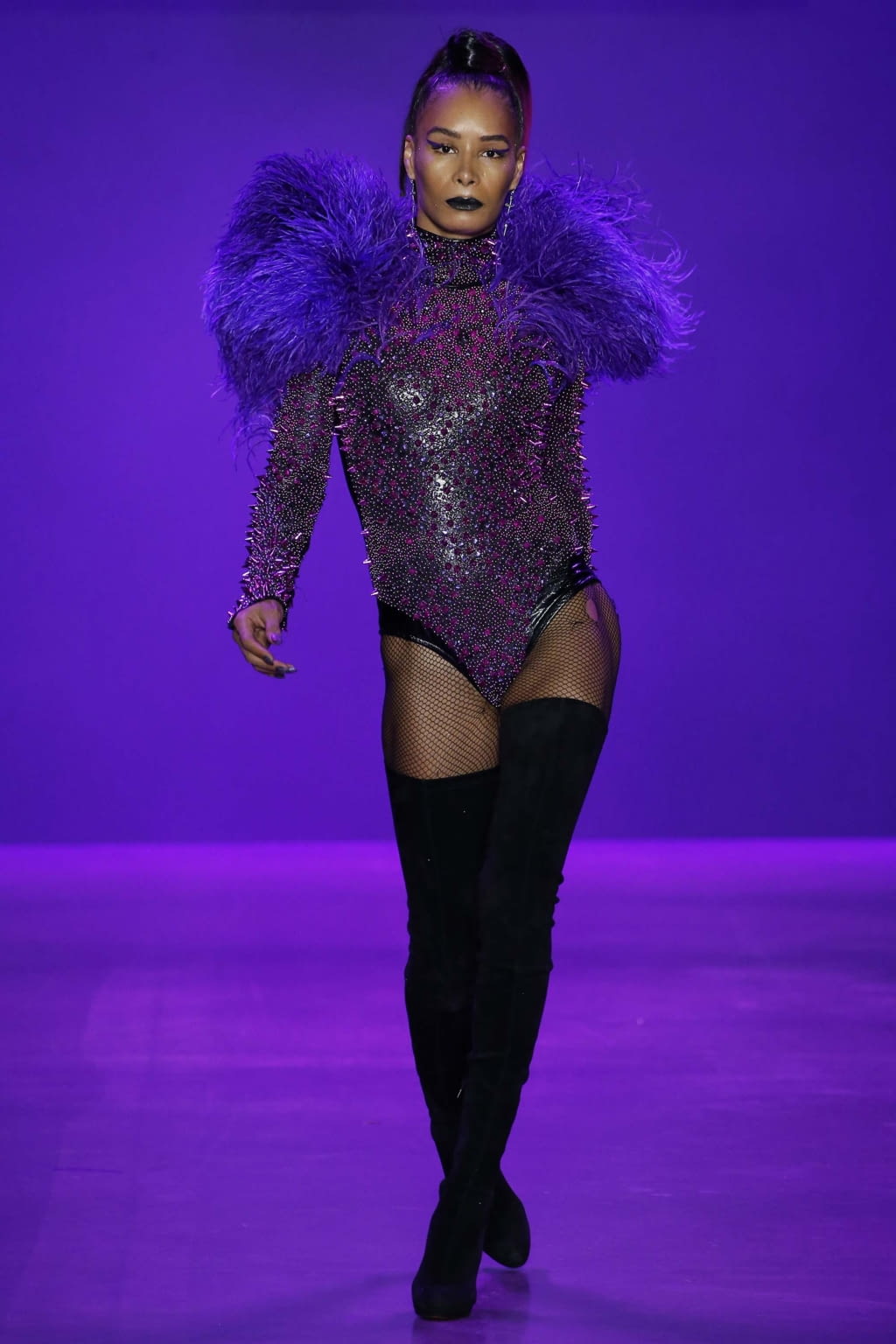 Fashion Week New York Spring/Summer 2019 look 11 from the The Blonds collection womenswear