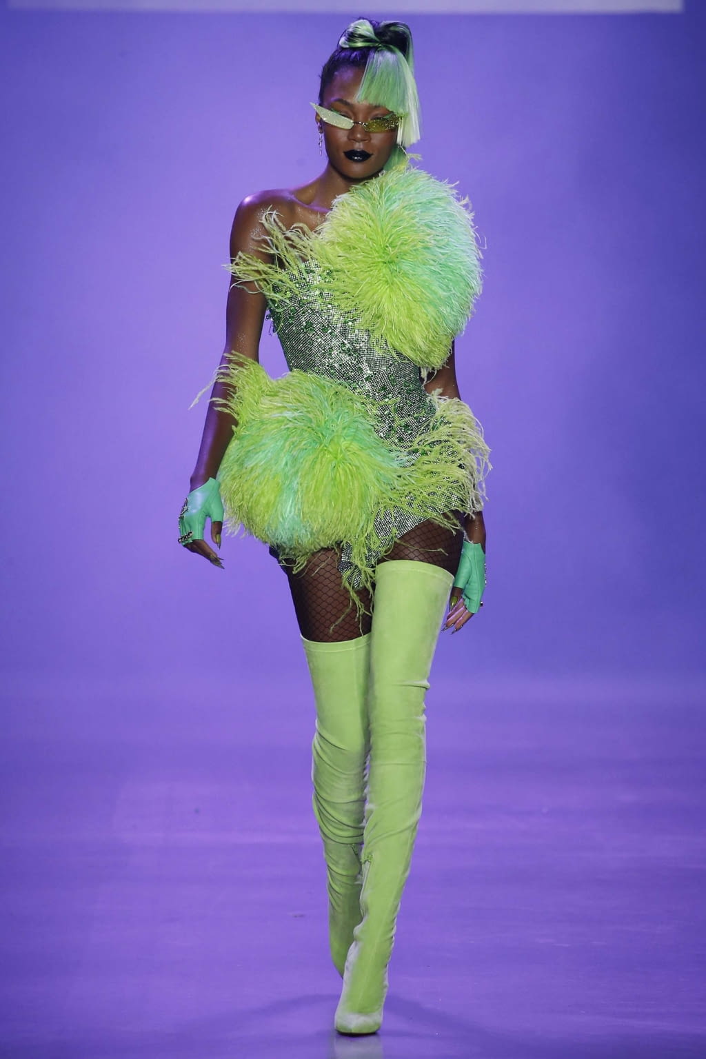 Fashion Week New York Spring/Summer 2019 look 20 from the The Blonds collection womenswear