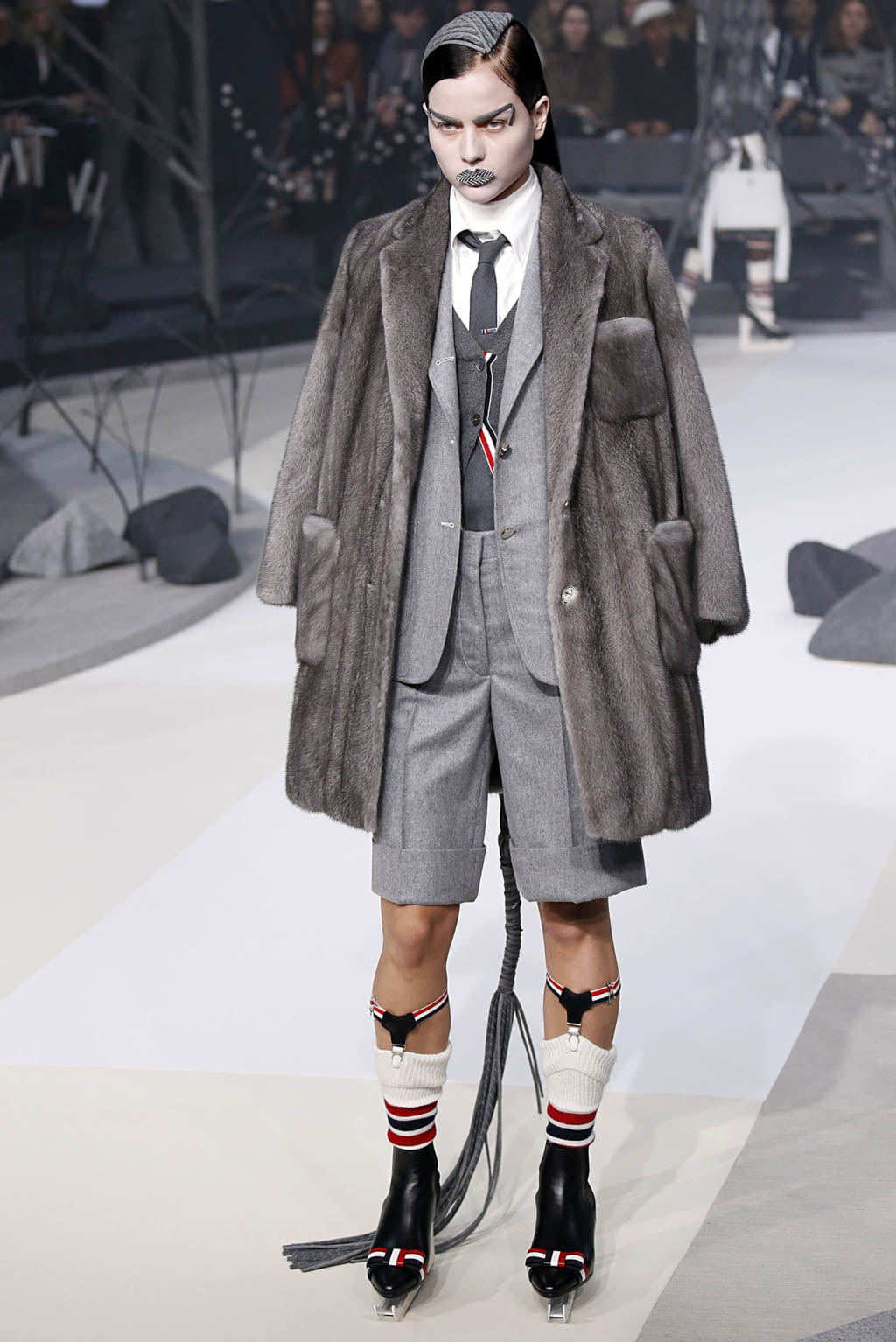 Fashion Week New York Fall/Winter 2017 look 12 from the Thom Browne collection womenswear