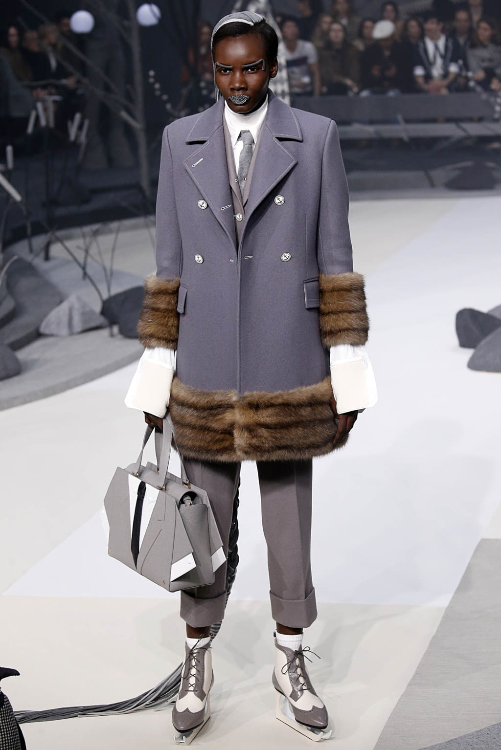 Fashion Week New York Fall/Winter 2017 look 20 from the Thom Browne collection 女装