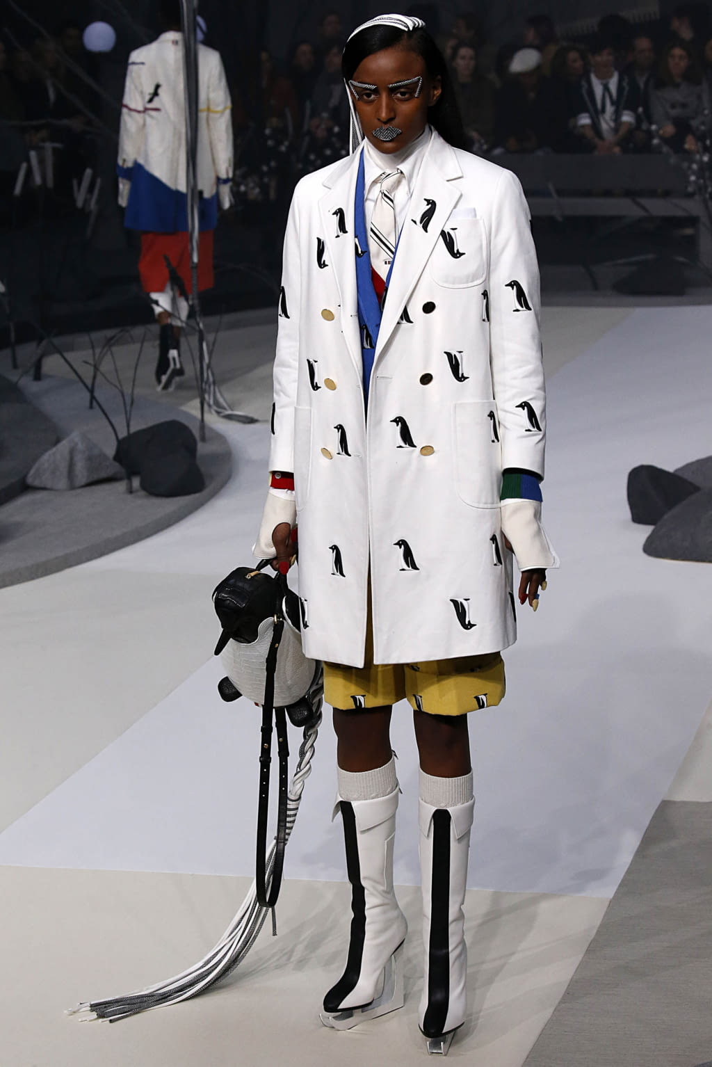 Fashion Week New York Fall/Winter 2017 look 22 from the Thom Browne collection 女装