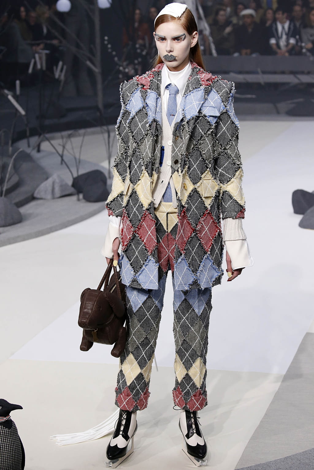 Fashion Week New York Fall/Winter 2017 look 24 from the Thom Browne collection womenswear