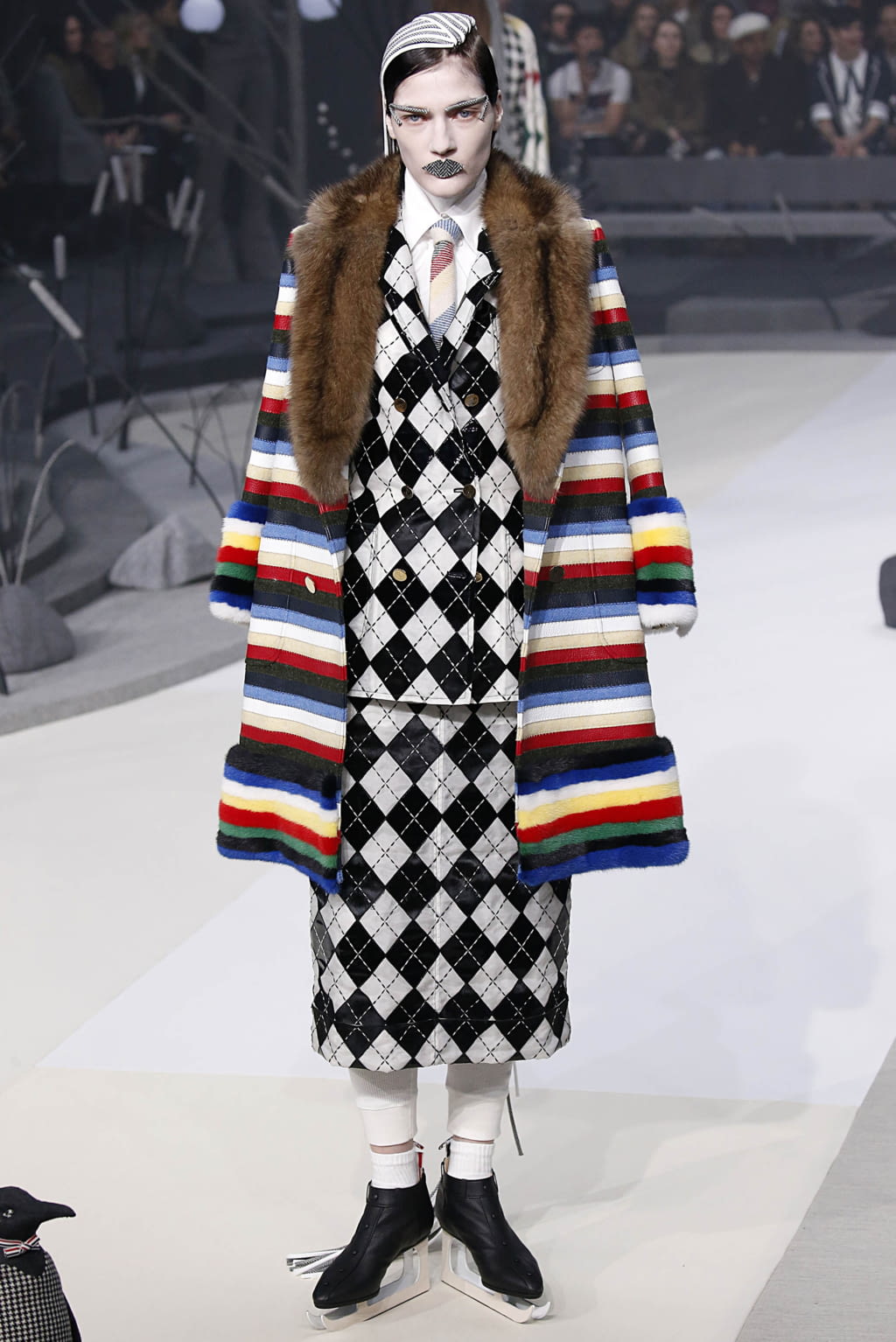 Fashion Week New York Fall/Winter 2017 look 27 from the Thom Browne collection womenswear