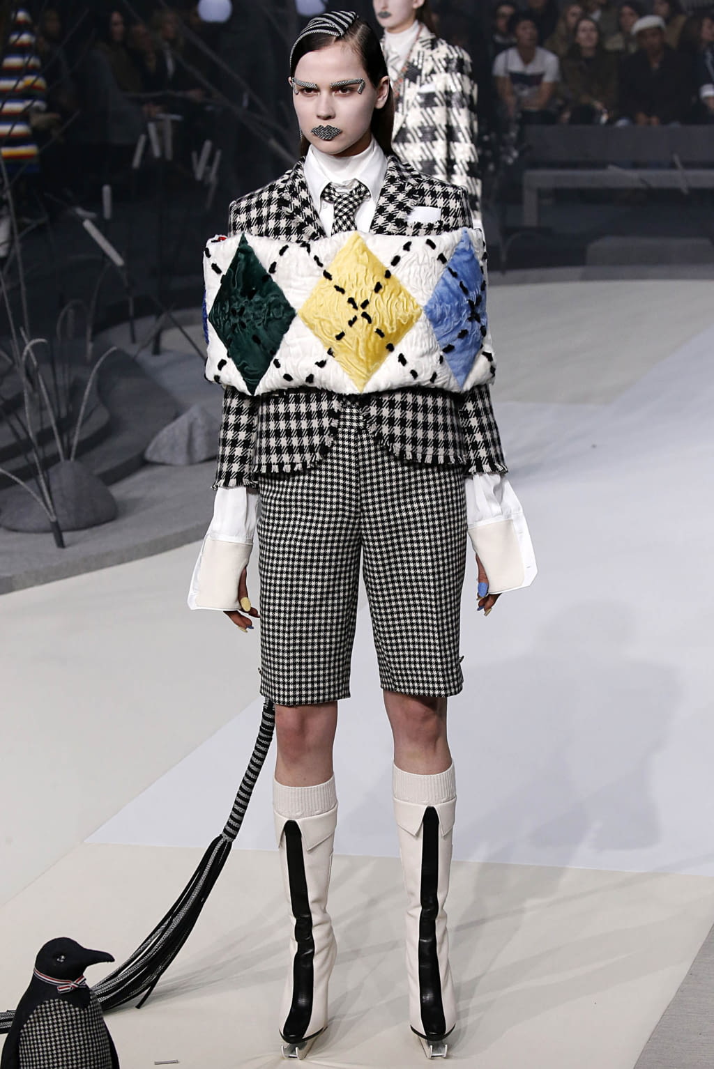Fashion Week New York Fall/Winter 2017 look 29 from the Thom Browne collection 女装