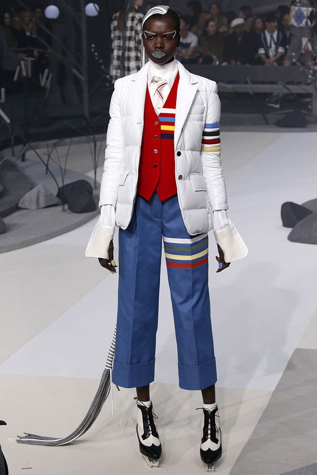 Fashion Week New York Fall/Winter 2017 look 31 from the Thom Browne collection 女装
