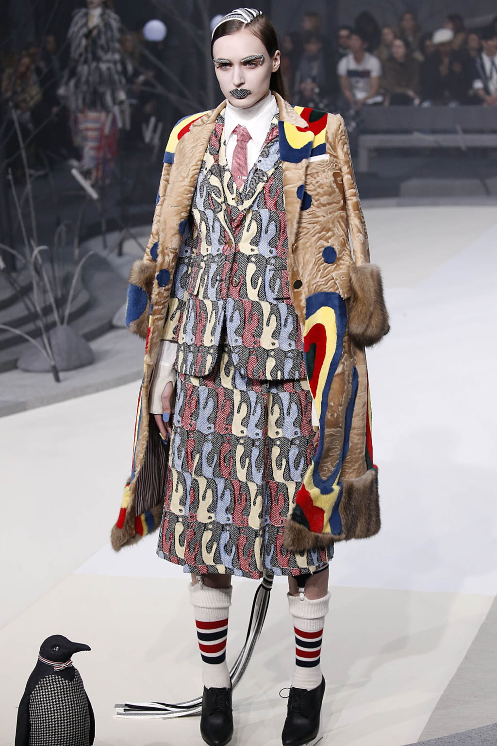 Fashion Week New York Fall/Winter 2017 look 36 from the Thom Browne collection womenswear