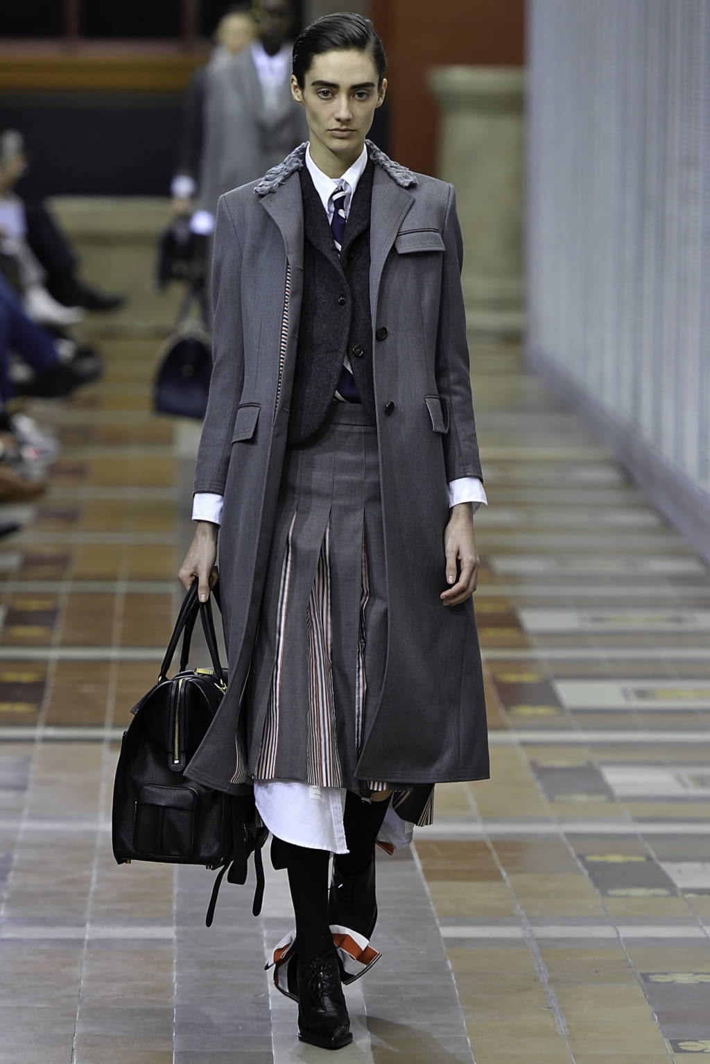 Fashion Week Paris Fall/Winter 2019 look 20 from the Thom Browne collection womenswear
