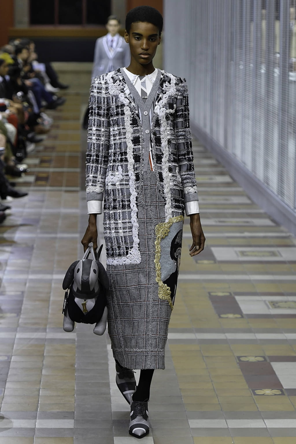 Fashion Week Paris Fall/Winter 2019 look 23 from the Thom Browne collection womenswear