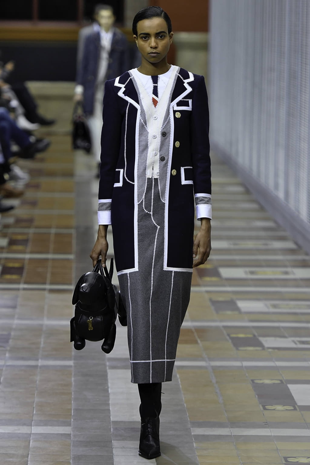 Fashion Week Paris Fall/Winter 2019 look 25 from the Thom Browne collection womenswear