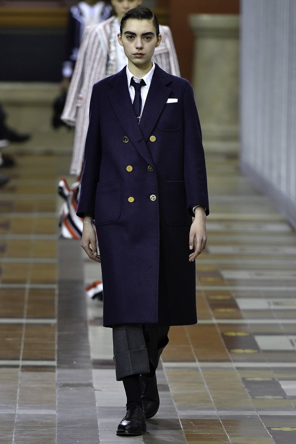 Fashion Week Paris Fall/Winter 2019 look 30 from the Thom Browne collection 女装