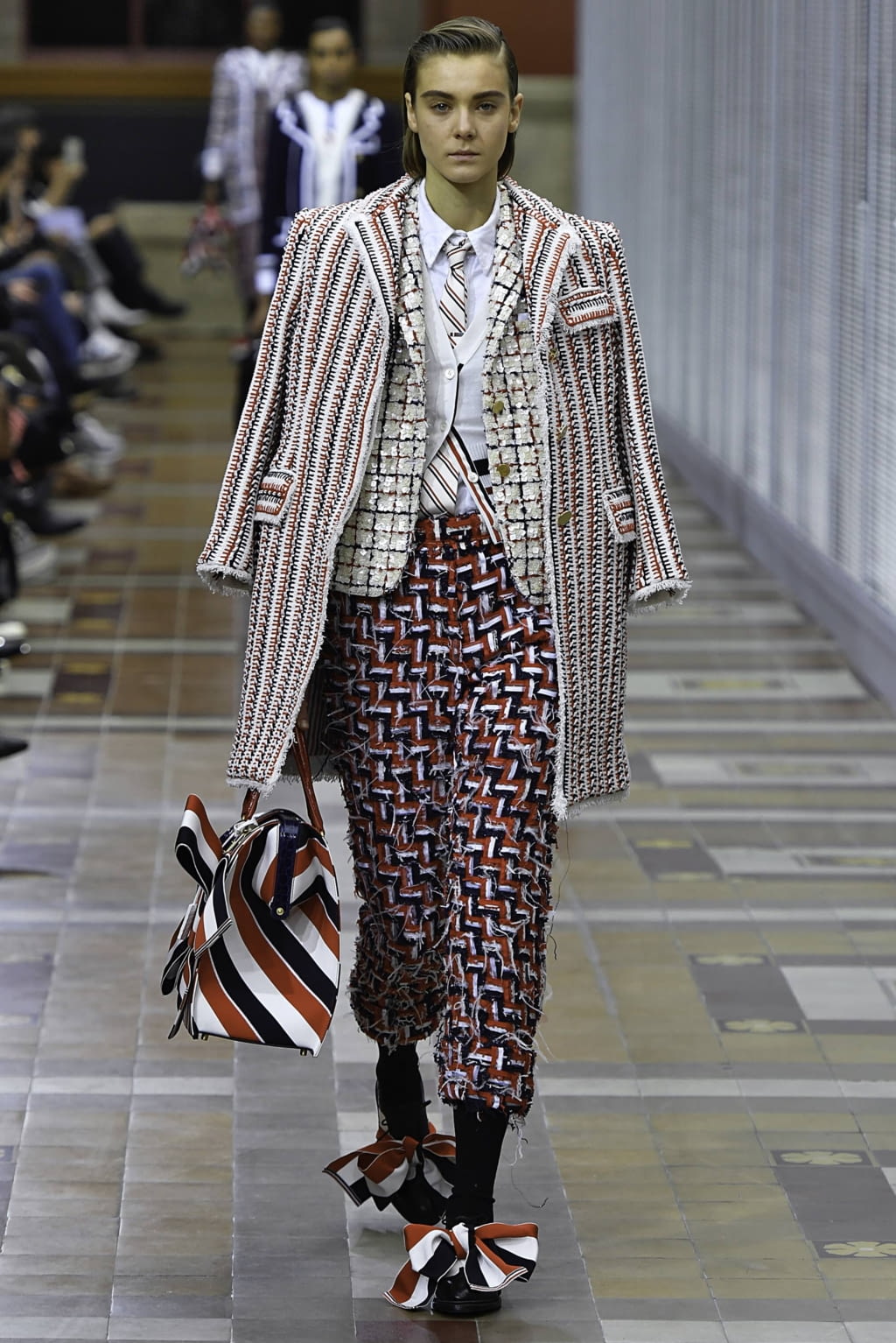 Fashion Week Paris Fall/Winter 2019 look 31 from the Thom Browne collection 女装