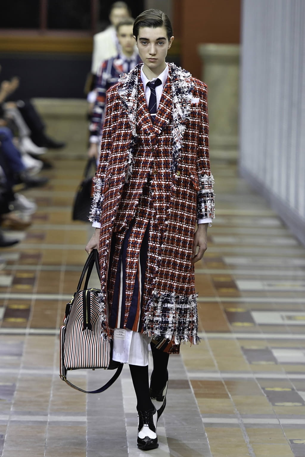 Fashion Week Paris Fall/Winter 2019 look 34 from the Thom Browne collection womenswear