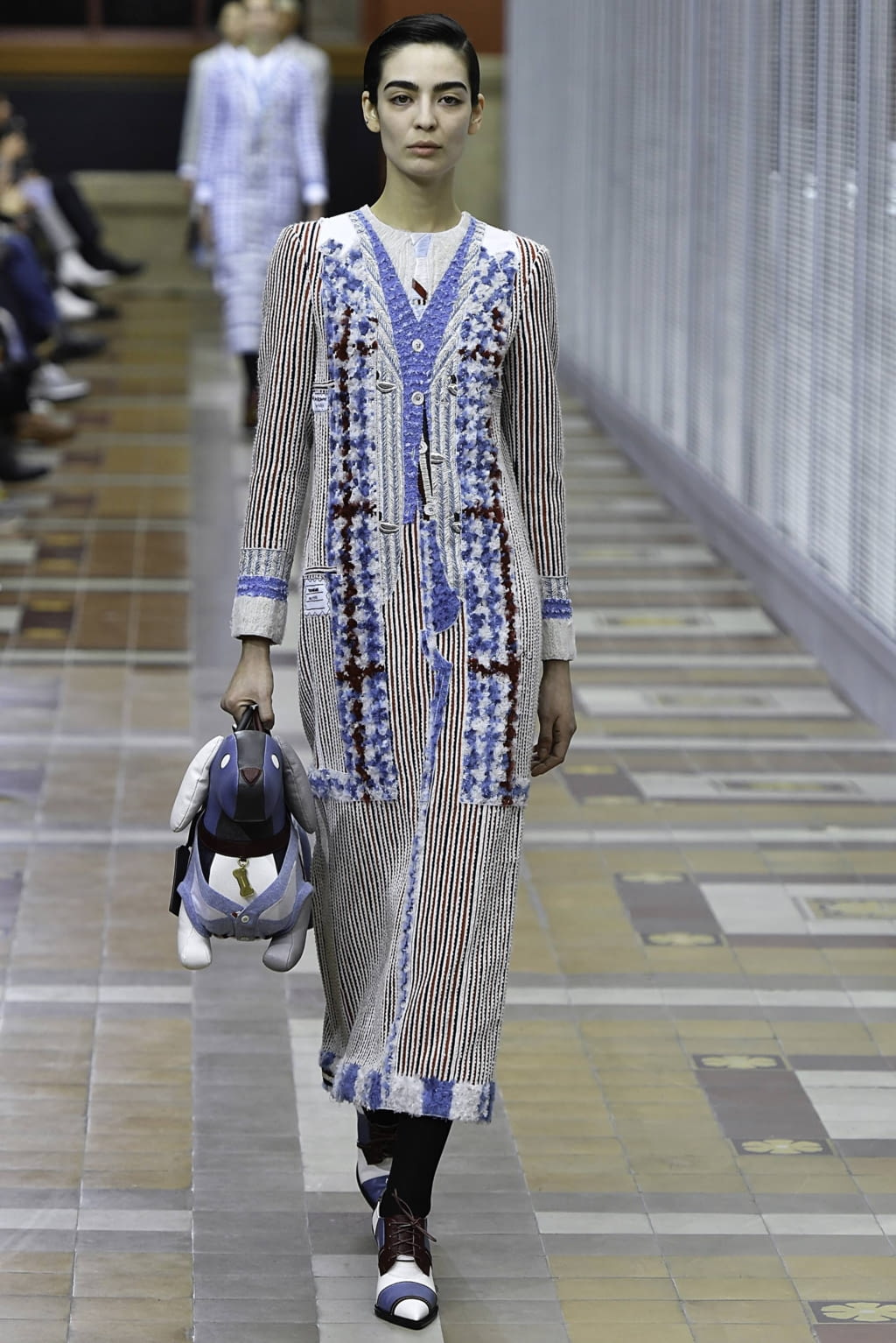Fashion Week Paris Fall/Winter 2019 look 45 from the Thom Browne collection womenswear