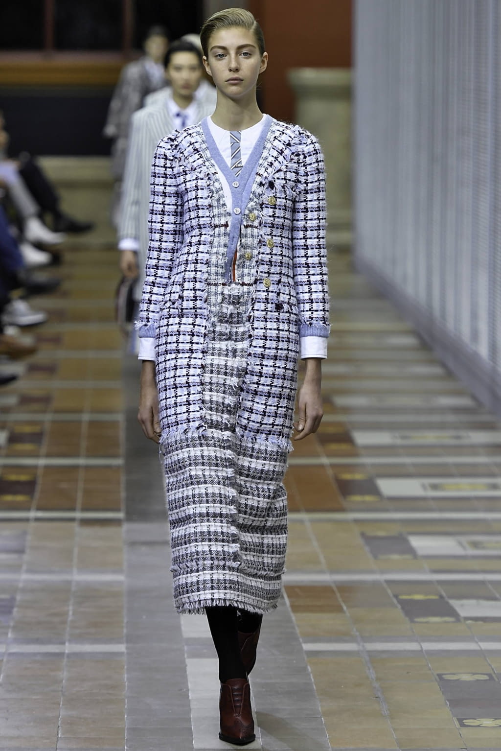 Fashion Week Paris Fall/Winter 2019 look 46 from the Thom Browne collection womenswear