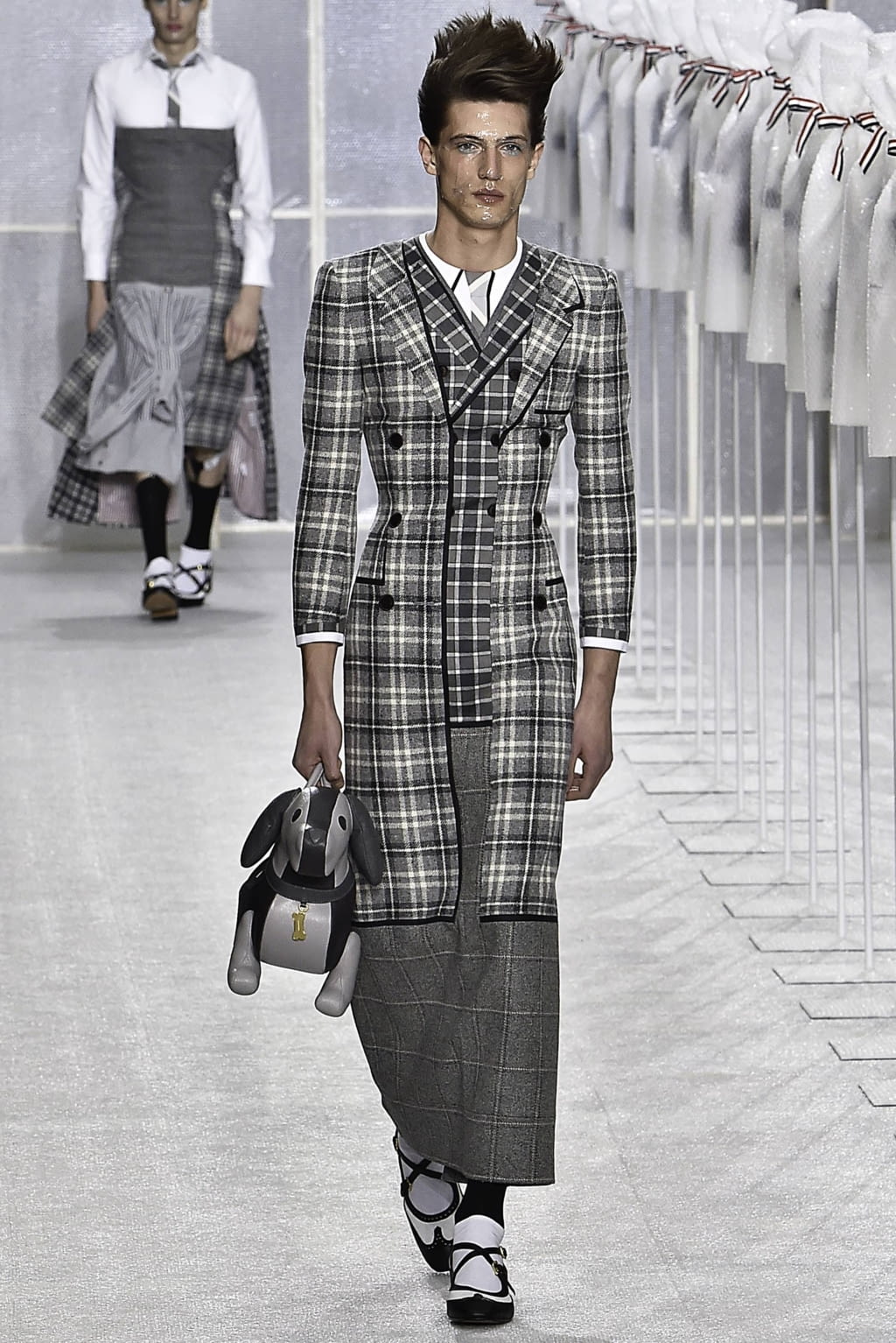 Fashion Week Paris Fall/Winter 2019 look 11 from the Thom Browne collection menswear