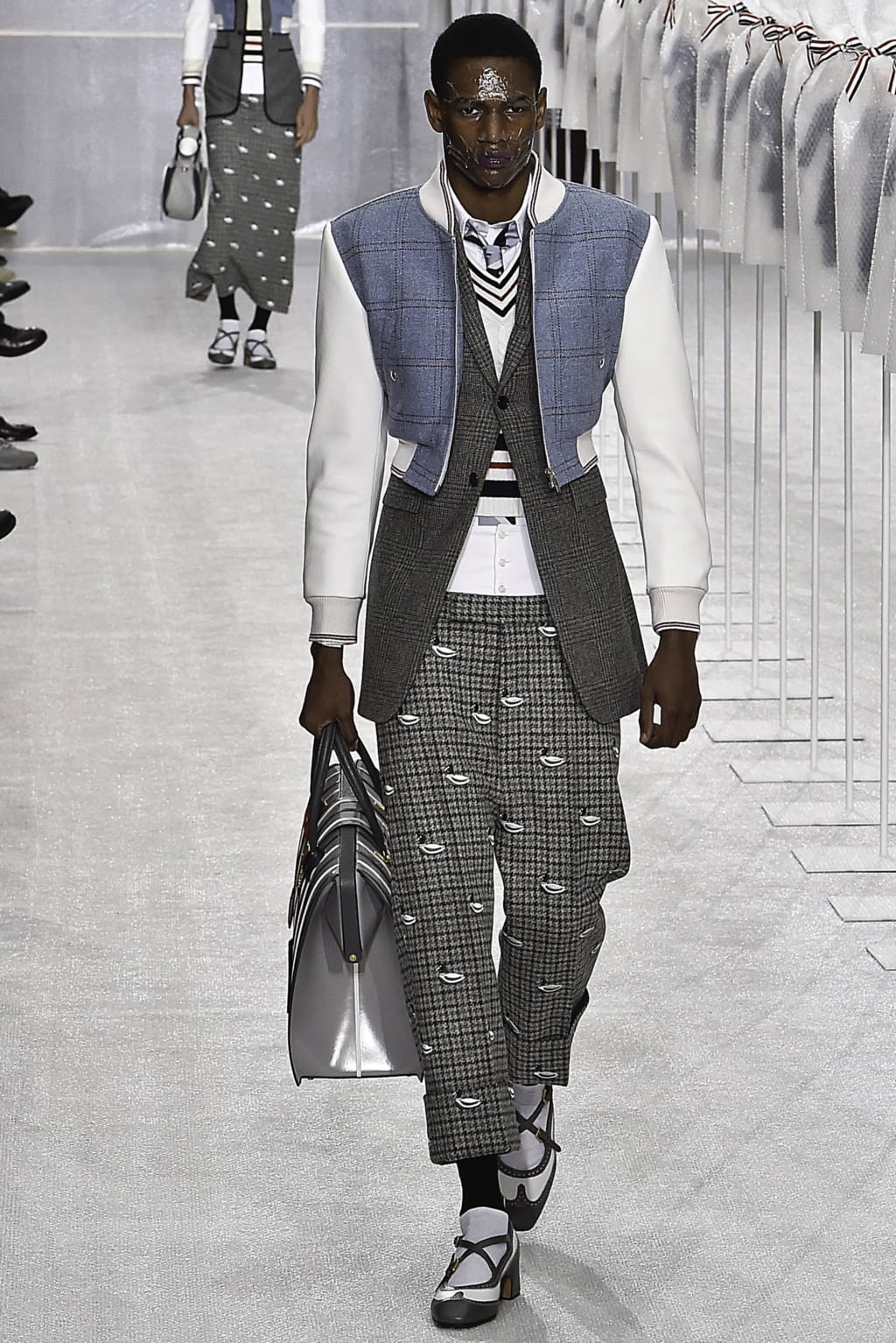 Fashion Week Paris Fall/Winter 2019 look 25 from the Thom Browne collection menswear