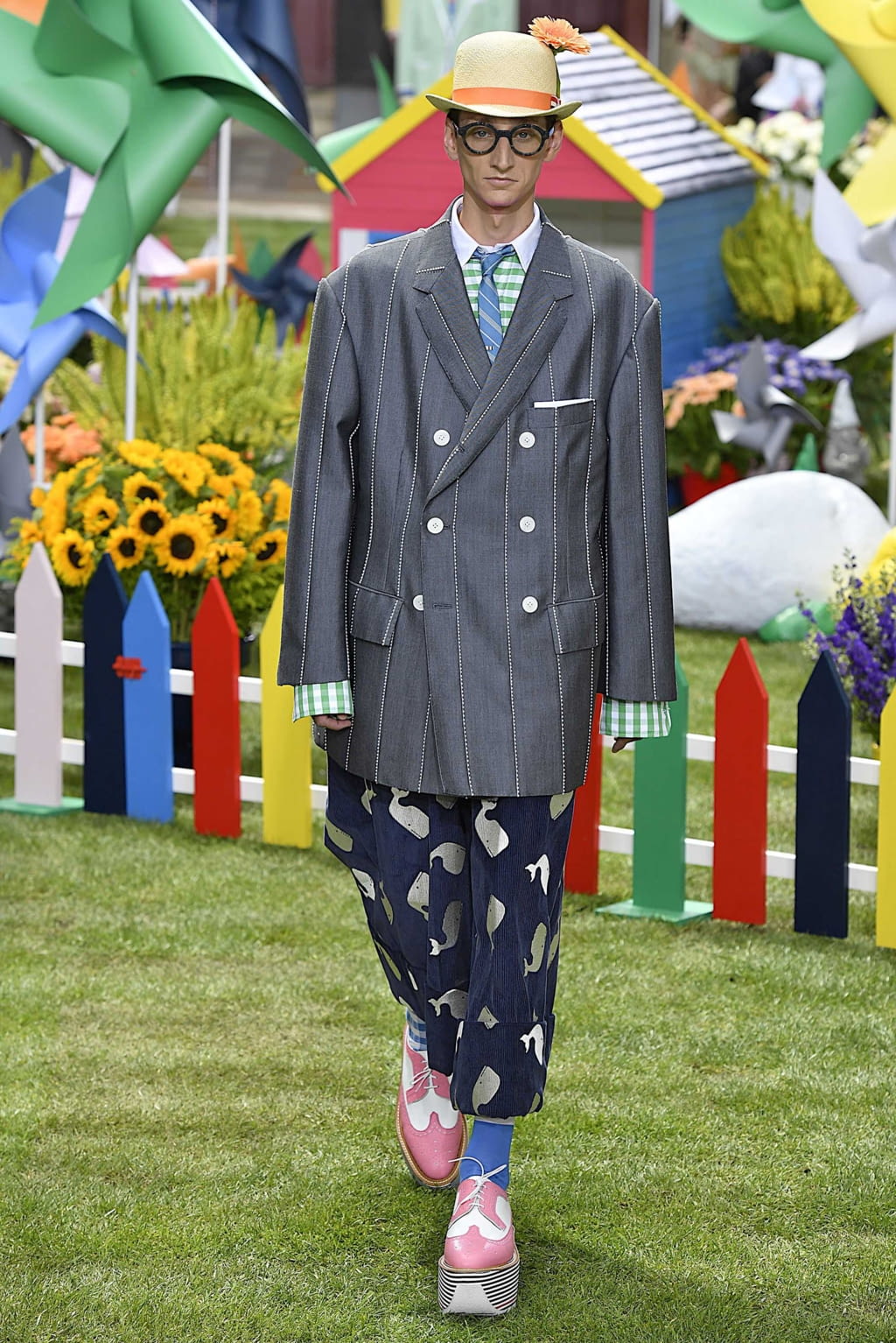 Fashion Week Paris Spring/Summer 2019 look 2 from the Thom Browne collection 男装