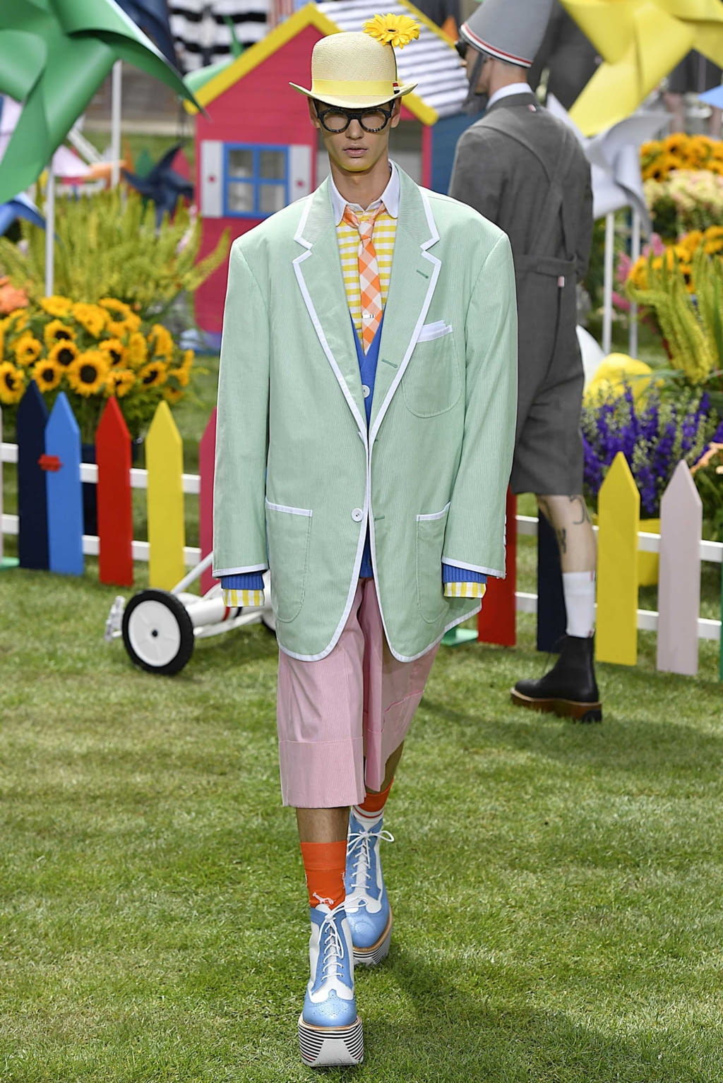Fashion Week Paris Spring/Summer 2019 look 4 from the Thom Browne collection 男装