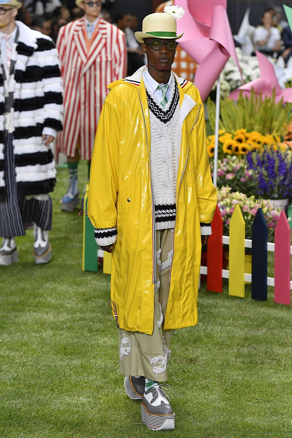 Fashion Week Paris Spring/Summer 2019 look 7 from the Thom Browne collection menswear