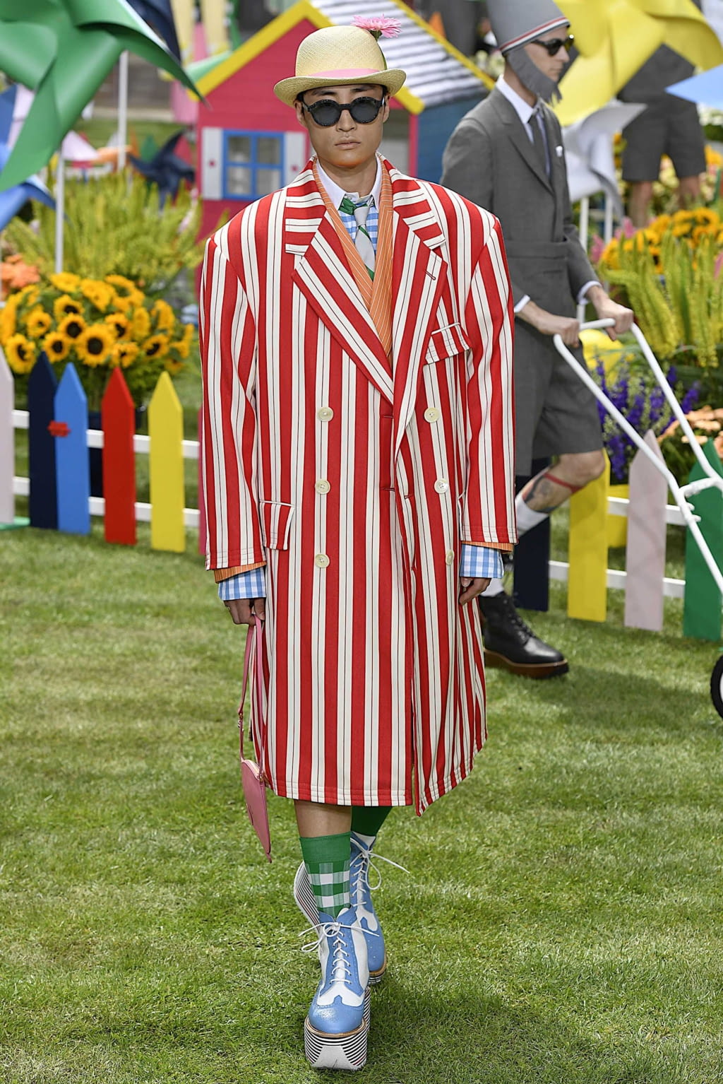 Fashion Week Paris Spring/Summer 2019 look 8 from the Thom Browne collection 男装
