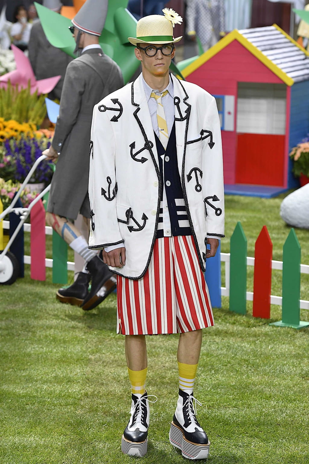 Fashion Week Paris Spring/Summer 2019 look 14 de la collection Thom Browne menswear