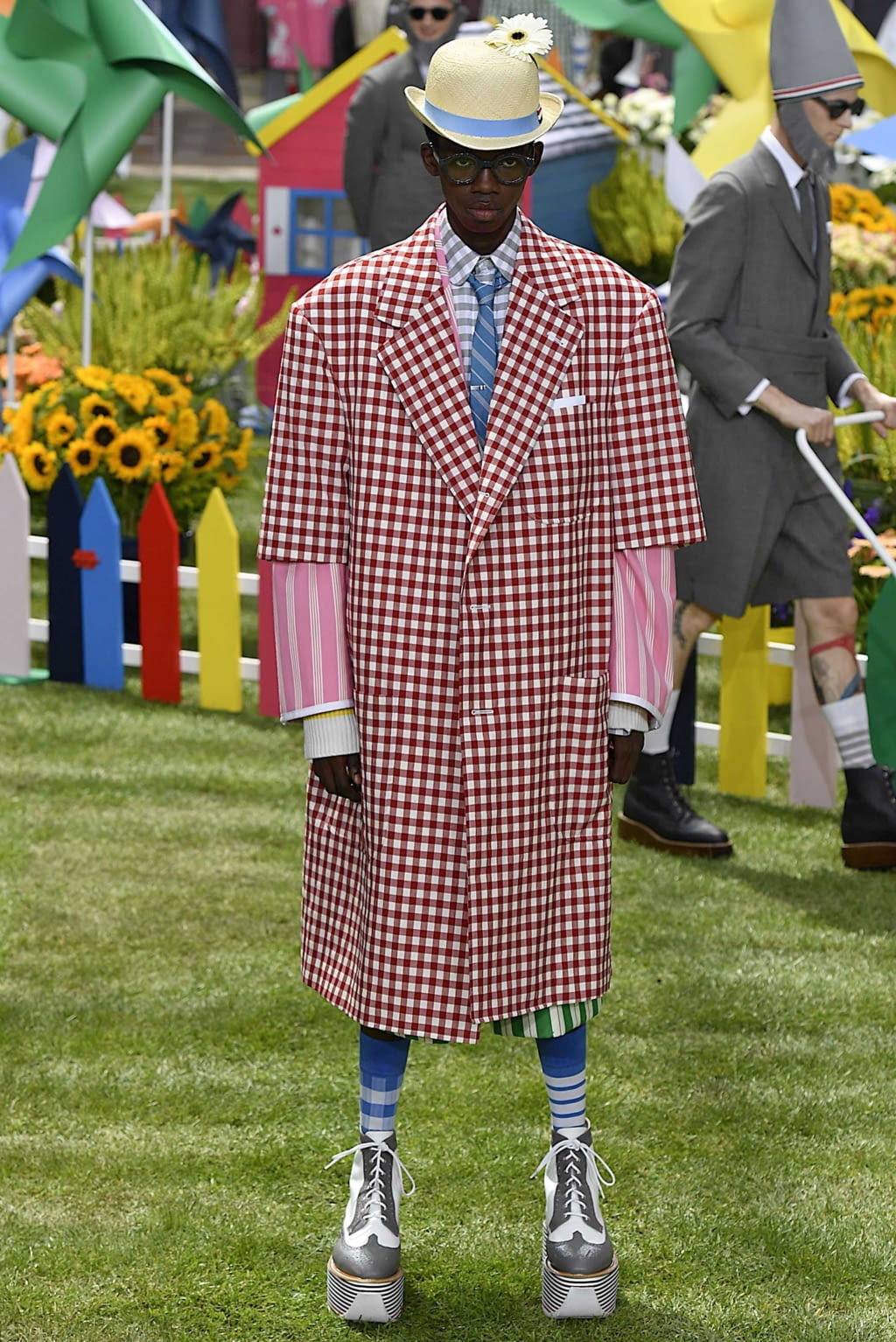 Fashion Week Paris Spring/Summer 2019 look 24 from the Thom Browne collection 男装