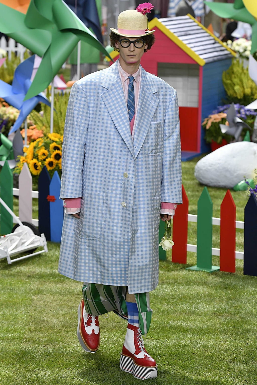 Fashion Week Paris Spring/Summer 2019 look 27 from the Thom Browne collection 男装