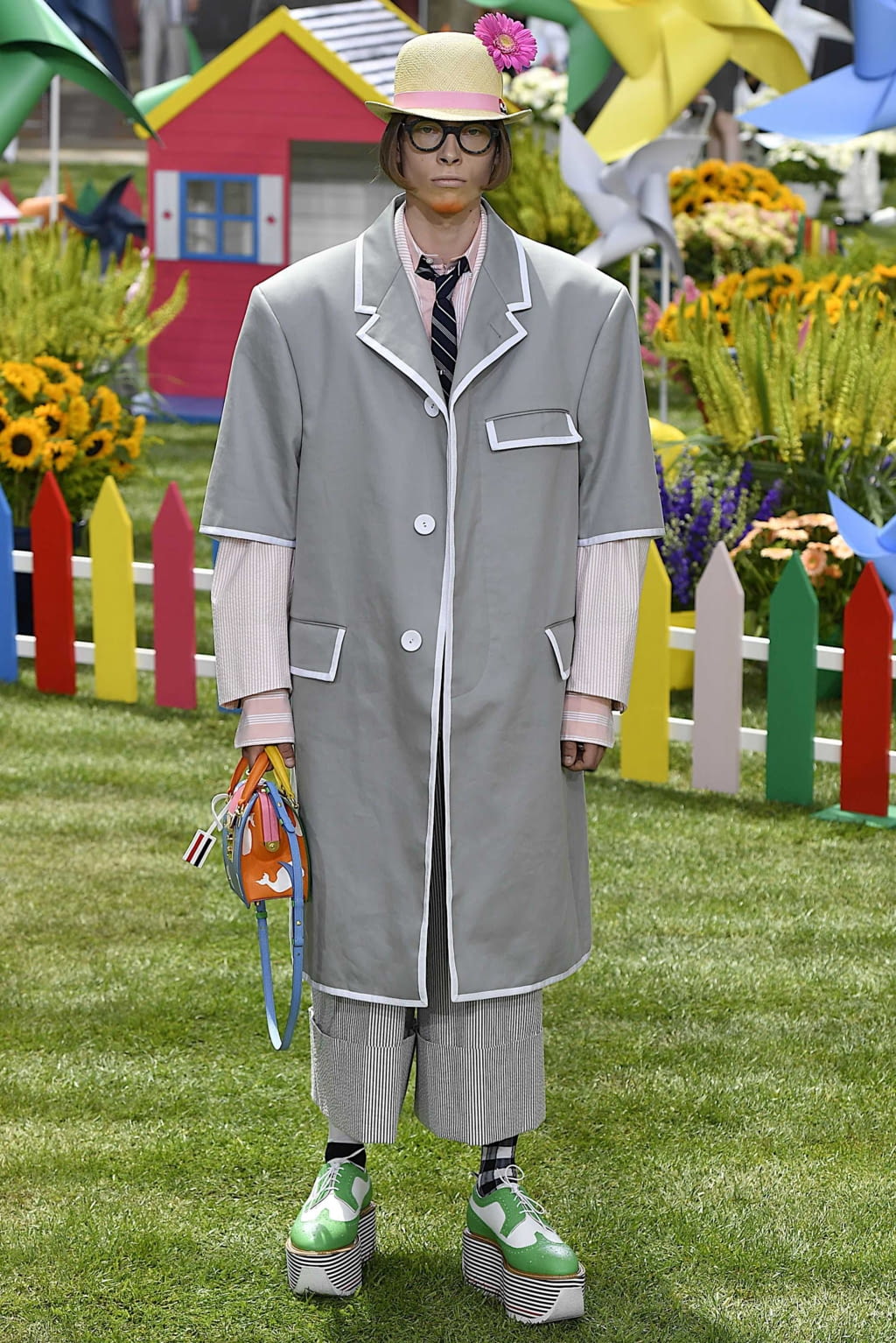Fashion Week Paris Spring/Summer 2019 look 28 from the Thom Browne collection 男装
