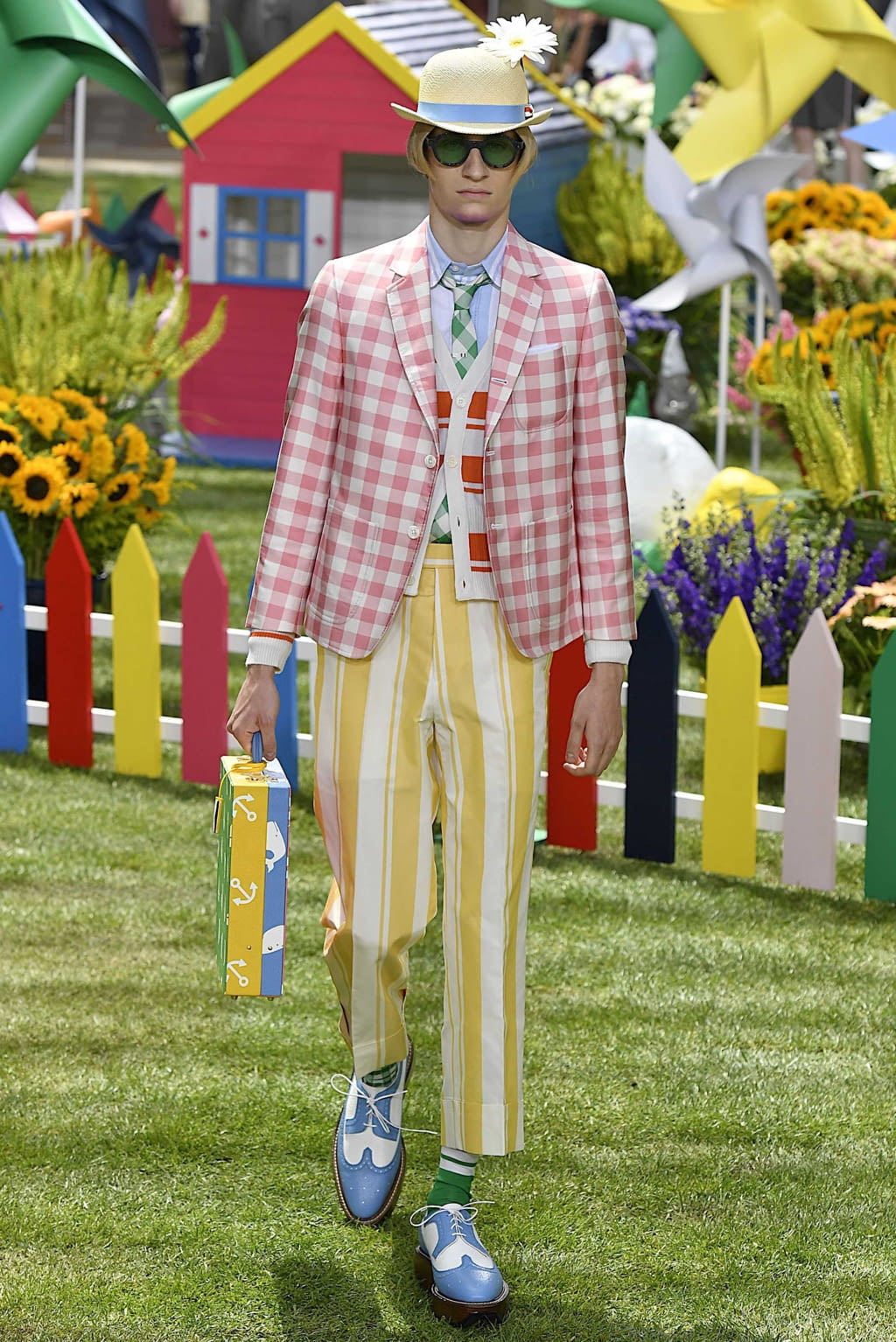 Fashion Week Paris Spring/Summer 2019 look 47 from the Thom Browne collection menswear