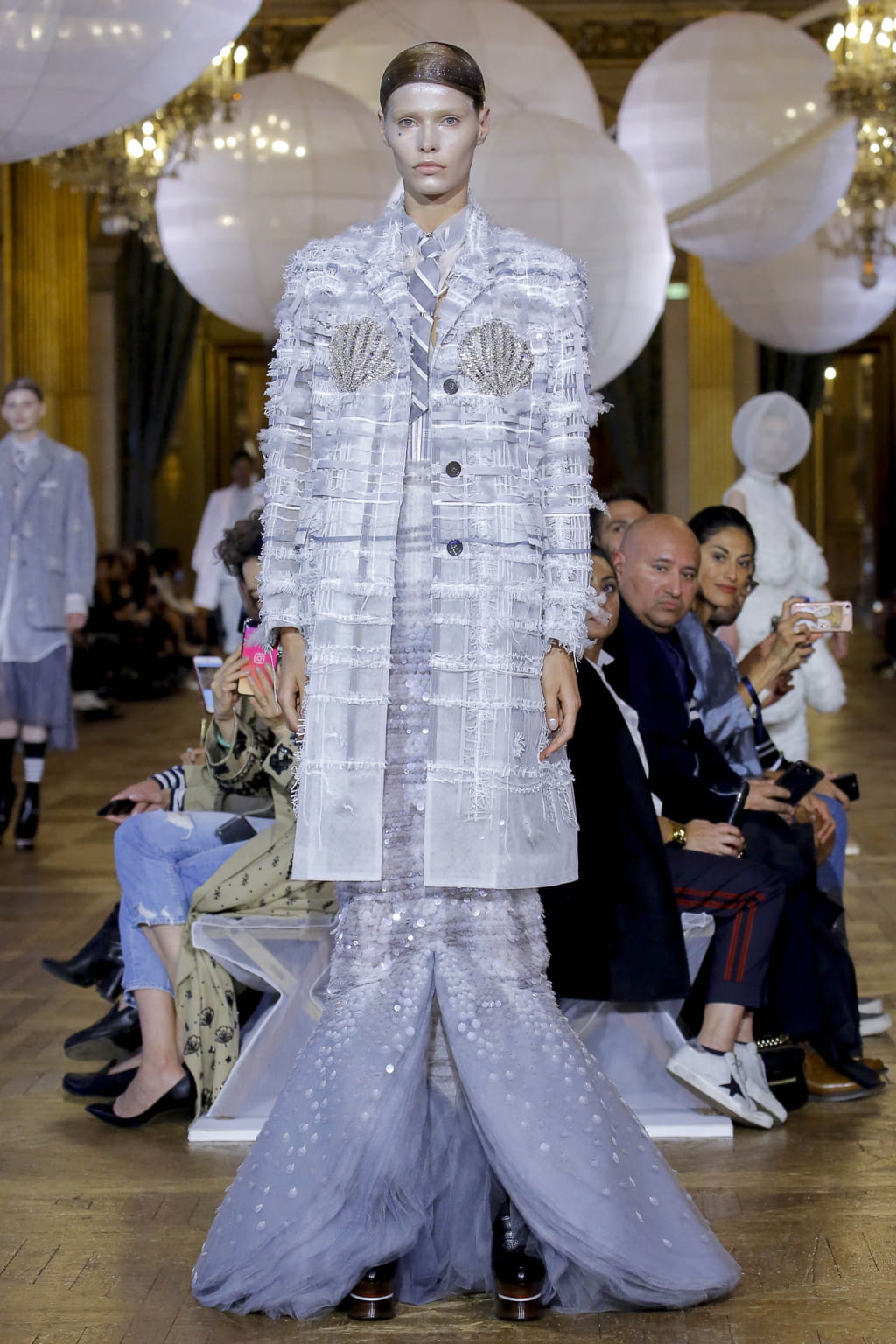 Fashion Week Paris Spring/Summer 2018 look 3 from the Thom Browne collection womenswear