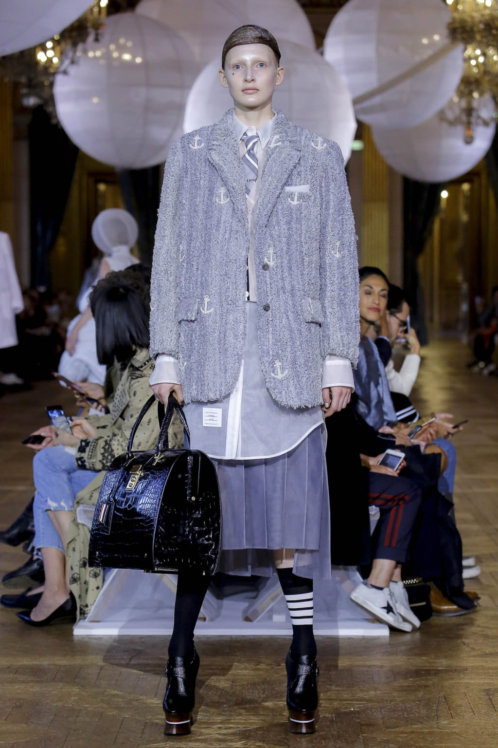 Fashion Week Paris Spring/Summer 2018 look 4 from the Thom Browne collection 女装