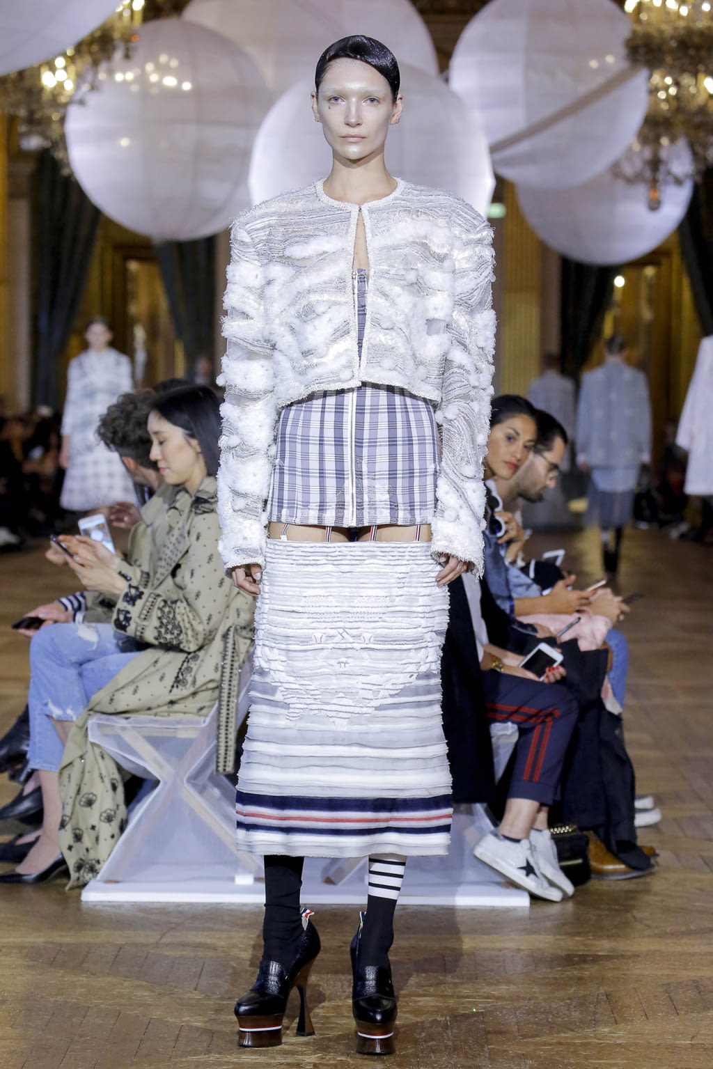 Fashion Week Paris Spring/Summer 2018 look 6 from the Thom Browne collection womenswear
