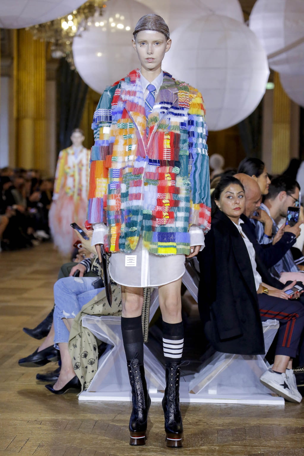 Fashion Week Paris Spring/Summer 2018 look 16 from the Thom Browne collection womenswear