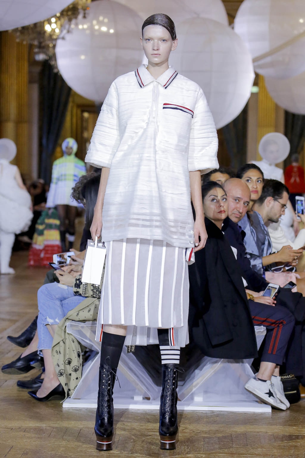 Fashion Week Paris Spring/Summer 2018 look 25 from the Thom Browne collection womenswear