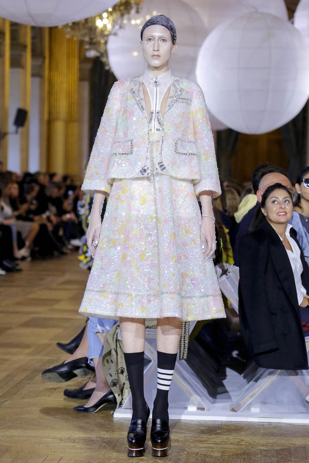 Fashion Week Paris Spring/Summer 2018 look 33 from the Thom Browne collection womenswear