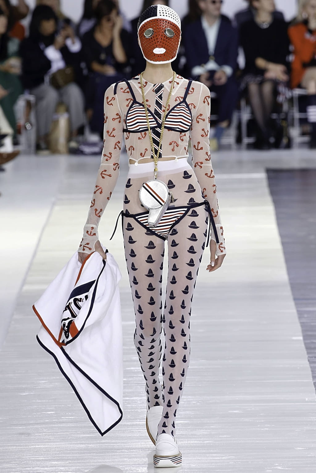 Fashion Week Paris Spring/Summer 2019 look 1 de la collection Thom Browne womenswear
