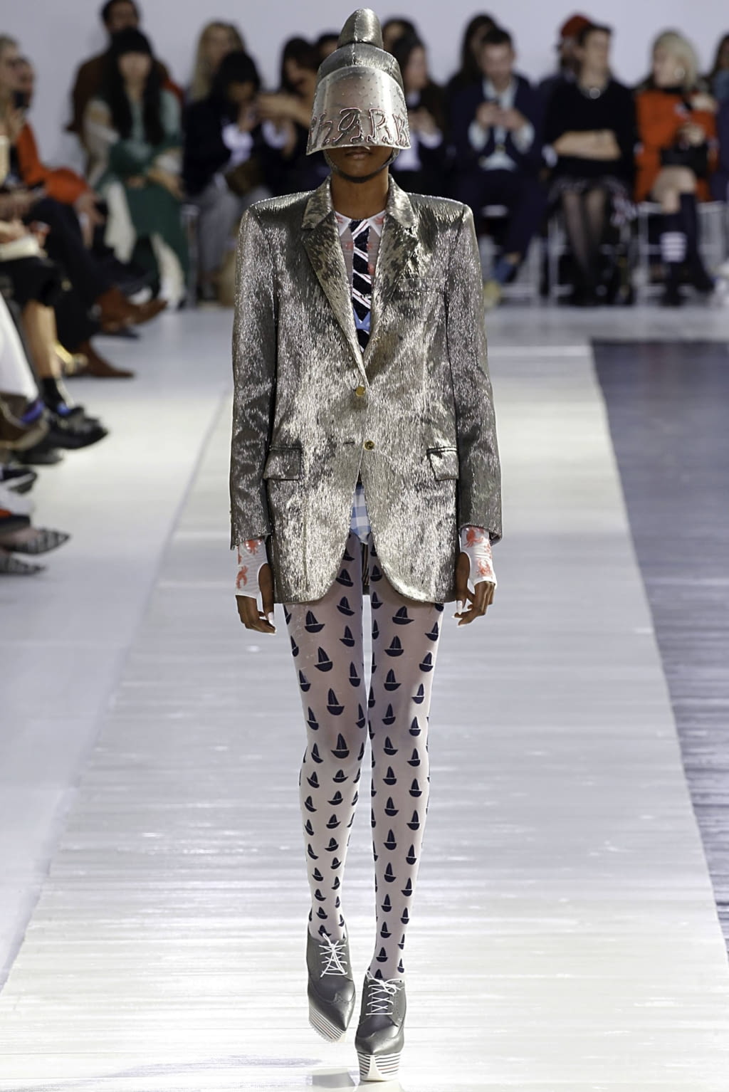 Fashion Week Paris Spring/Summer 2019 look 5 from the Thom Browne collection womenswear