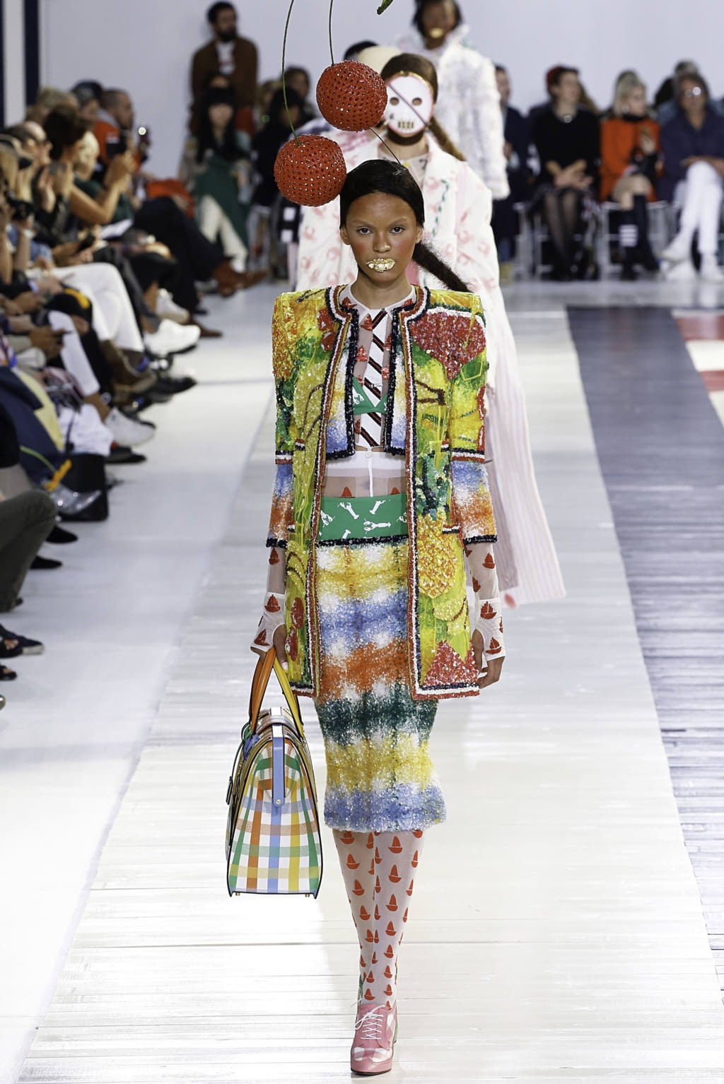 Fashion Week Paris Spring/Summer 2019 look 10 from the Thom Browne collection womenswear