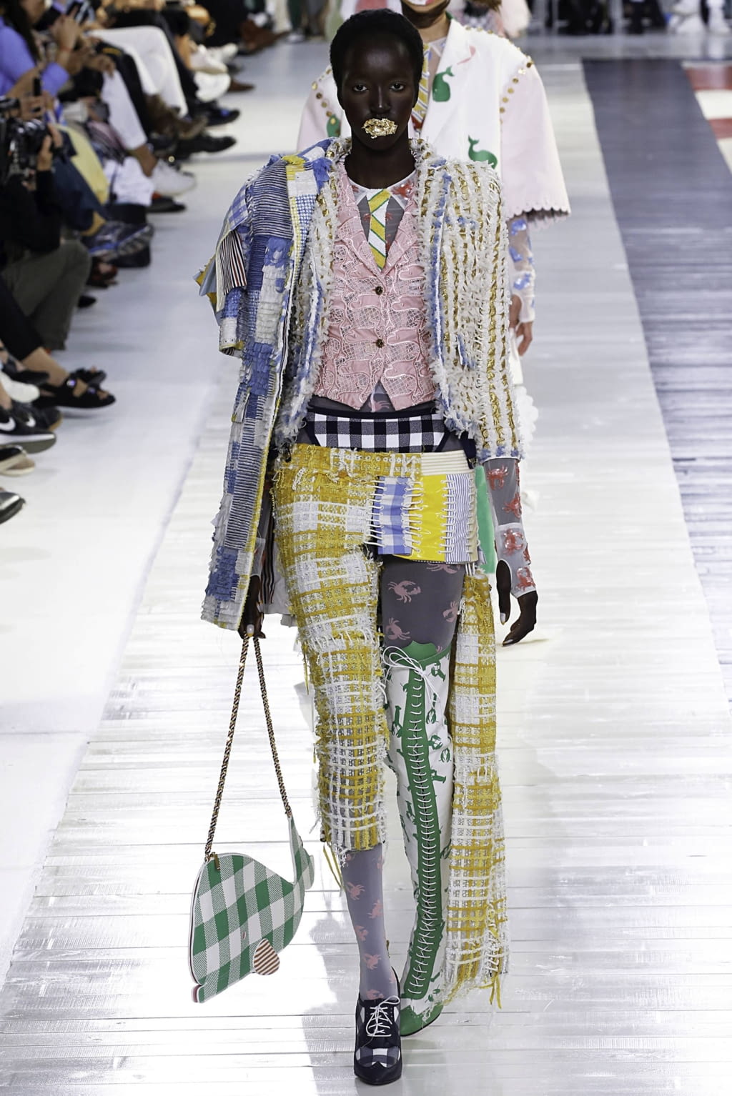 Fashion Week Paris Spring/Summer 2019 look 22 from the Thom Browne collection womenswear
