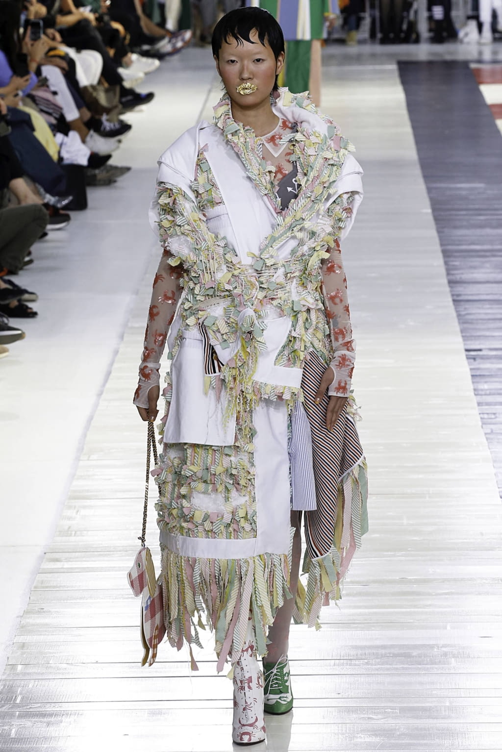 Fashion Week Paris Spring/Summer 2019 look 36 from the Thom Browne collection womenswear