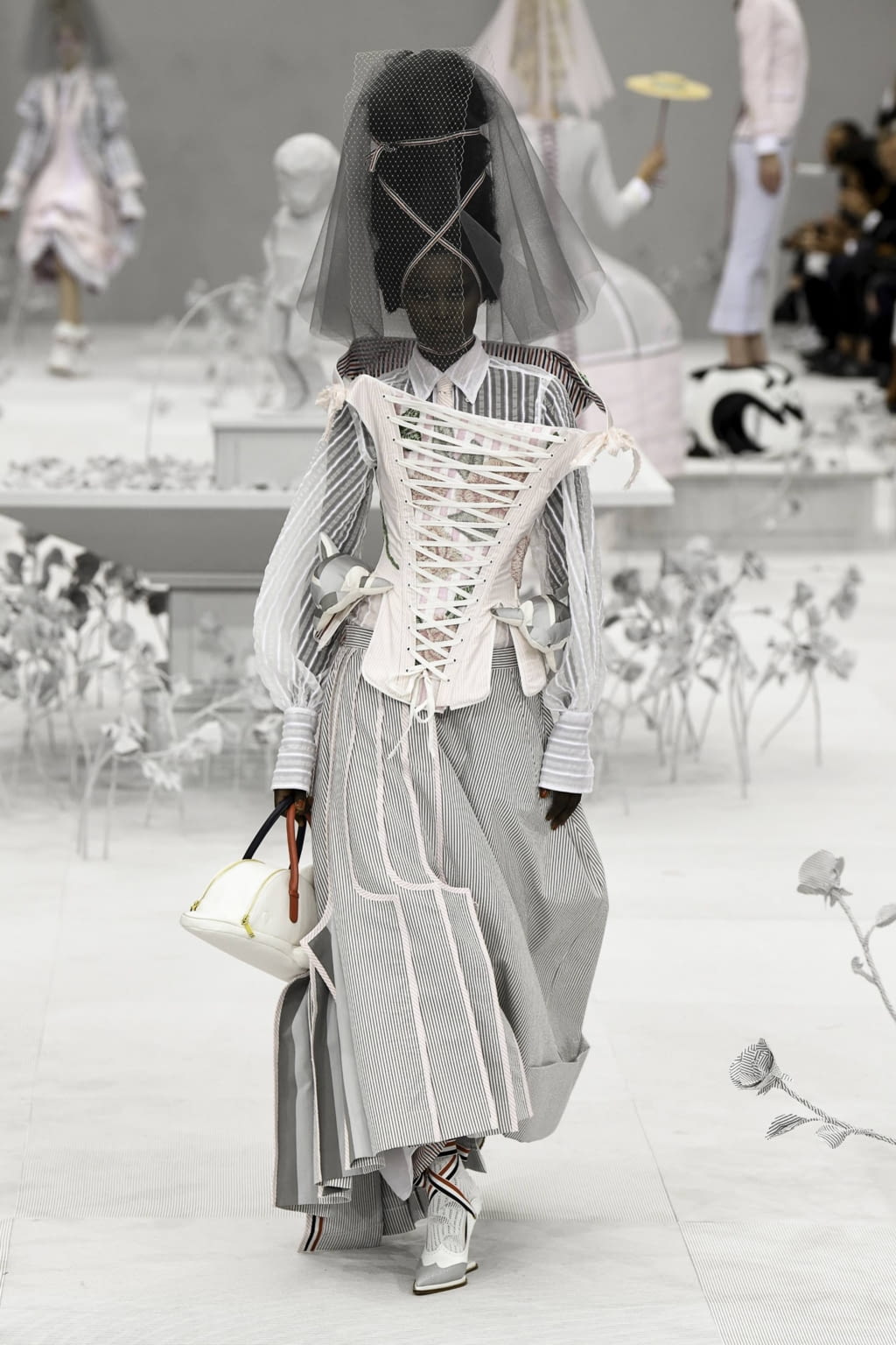 Fashion Week Paris Spring/Summer 2020 look 12 from the Thom Browne collection womenswear