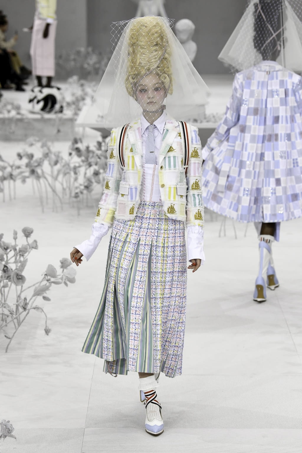Fashion Week Paris Spring/Summer 2020 look 24 from the Thom Browne collection womenswear